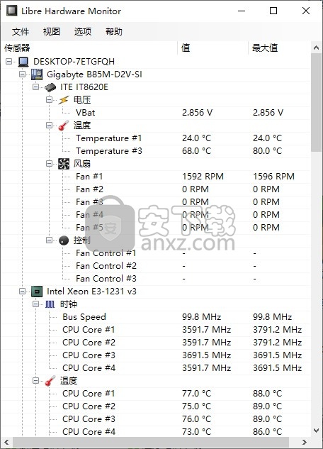 Libre Hardware Monitor(硬件温度监测)