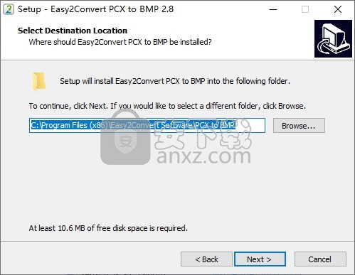 Easy2Convert PCX to BMP(PCX转BMP格式转换器)