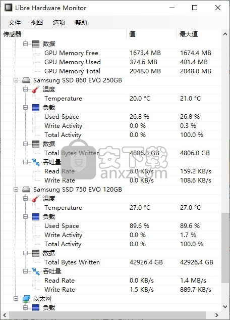 Libre Hardware Monitor(硬件温度监测)