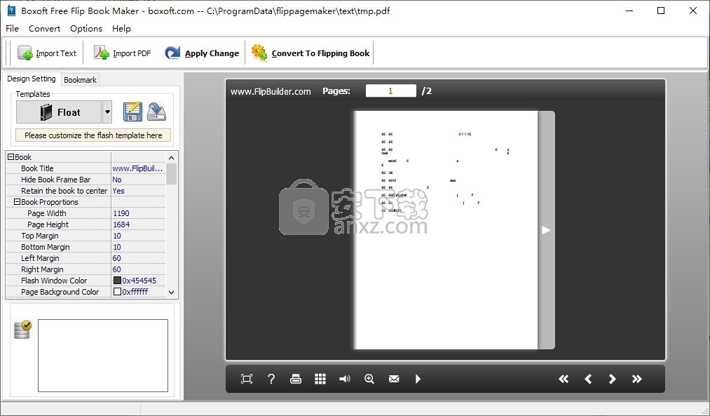 Boxoft Free Flip Book Maker(翻页动画书制作)