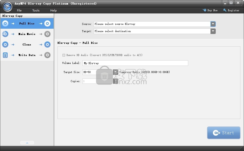 AnyMP4 Blu-ray Copy Platinum(蓝光复制软件)