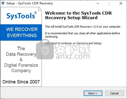 SysTools CDR Recovery(CDR文件修复工具)