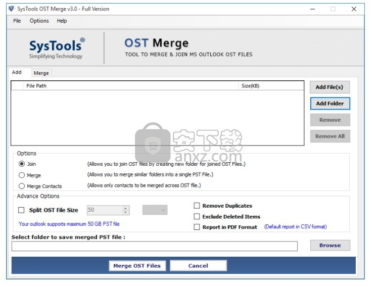 SysTools OST Merge(OST合并工具)