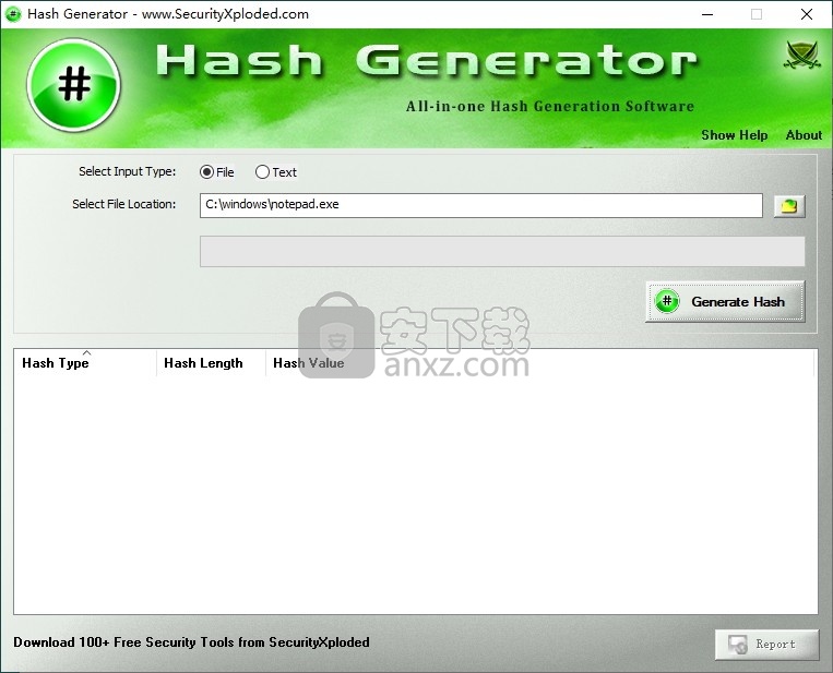 Hash Generator(哈希值生成器)