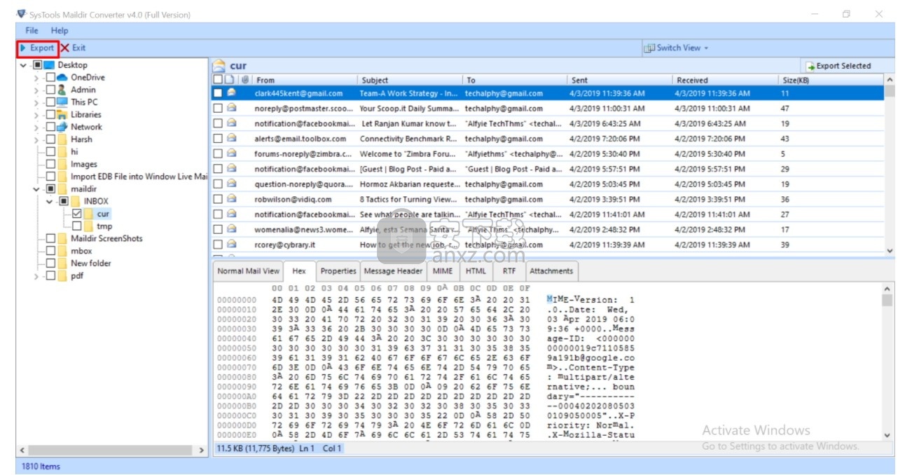 SysTools Maildir Converter(Maildir电子邮件转换器)