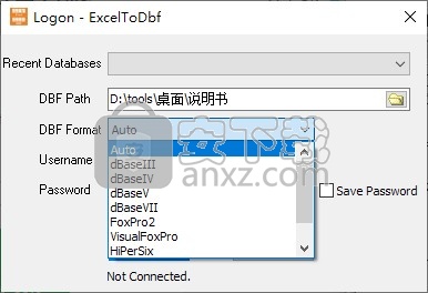 ExcelToDbf(Excel转Dbf工具)