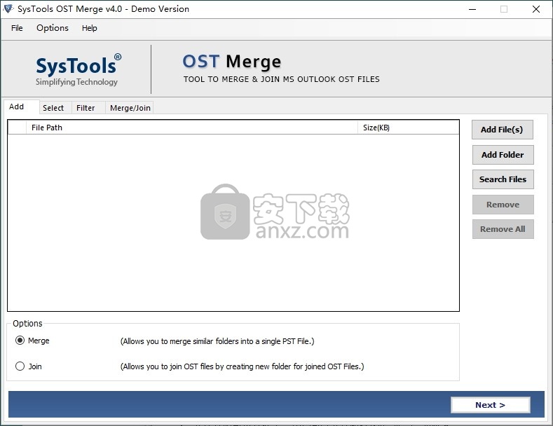 SysTools OST Merge(OST合并工具)