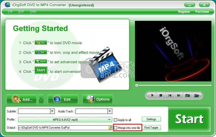 iOrgSoft DVD to MP4 Converter(DVD转MP4转换器)