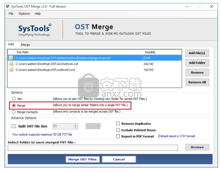 SysTools OST Merge(OST合并工具)