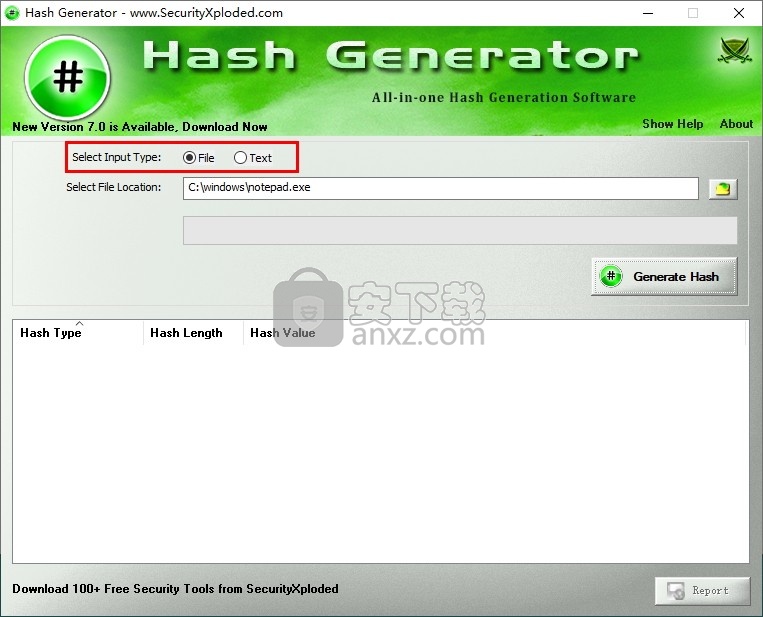 Hash Generator(哈希值生成器)