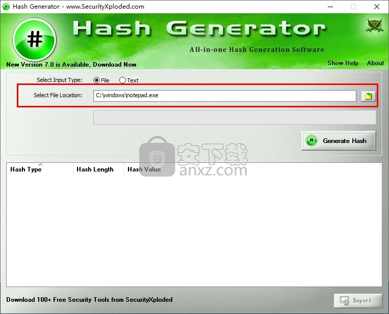 Hash Generator(哈希值生成器)