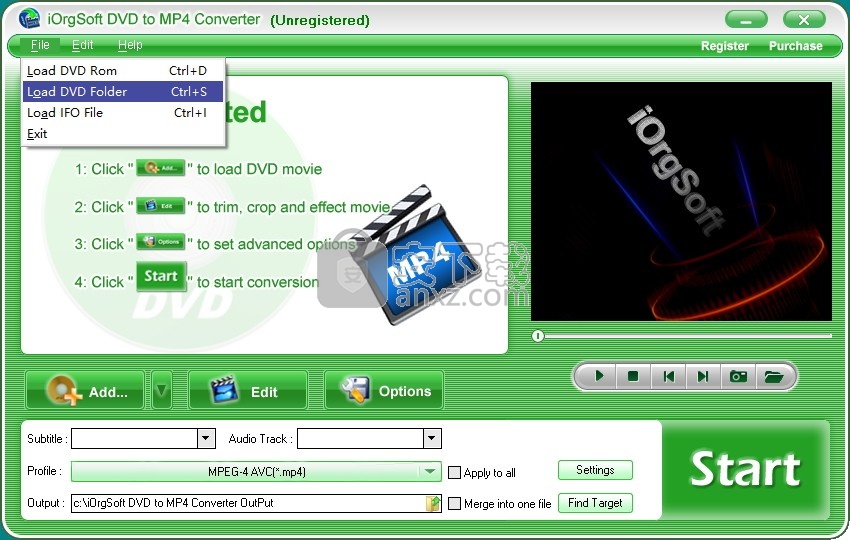 iOrgSoft DVD to MP4 Converter(DVD转MP4转换器)