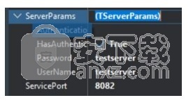 REST Dataware Componentes(数据库连接服务)