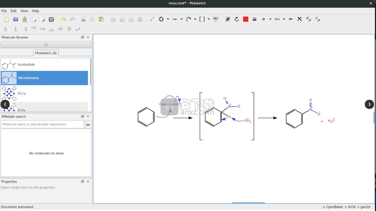 Molsketch(2D分子编辑工具)