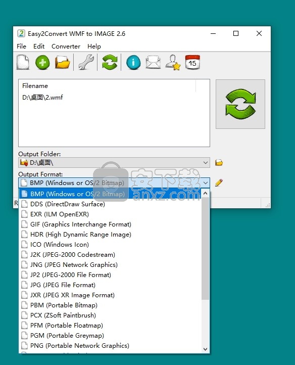 Easy2Convert WMF to IMAGE(WMF图片格式转换器)