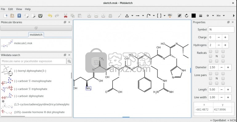 Molsketch(2D分子编辑工具)