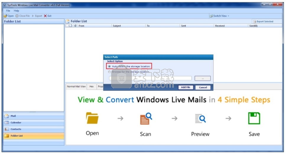 SysTools Windows Live Mail Converter(Windows Live Mail电子邮件转换器)