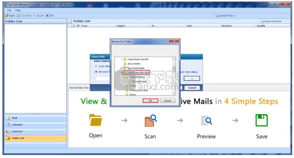 SysTools Windows Live Mail Converter(Windows Live Mail电子邮件转换器)