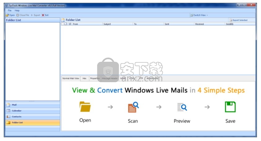 SysTools Windows Live Mail Converter(Windows Live Mail电子邮件转换器)