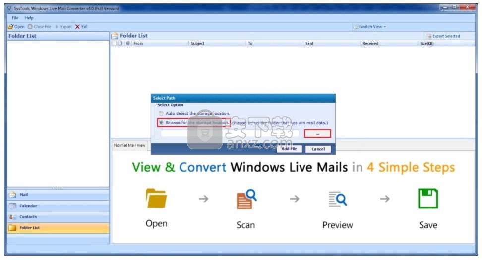 SysTools Windows Live Mail Converter(Windows Live Mail电子邮件转换器)