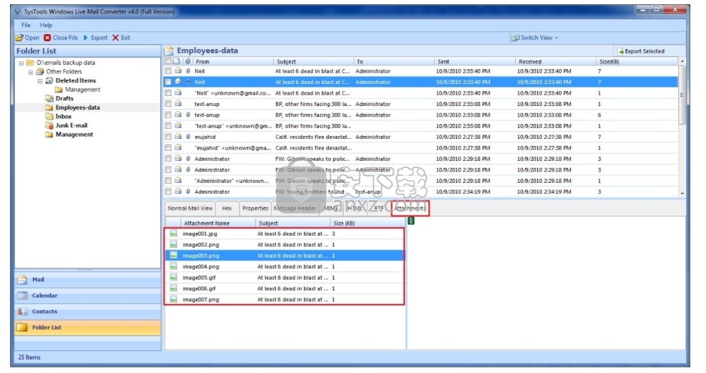 SysTools Windows Live Mail Converter(Windows Live Mail电子邮件转换器)