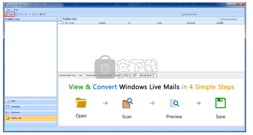 SysTools Windows Live Mail Converter(Windows Live Mail电子邮件转换器)