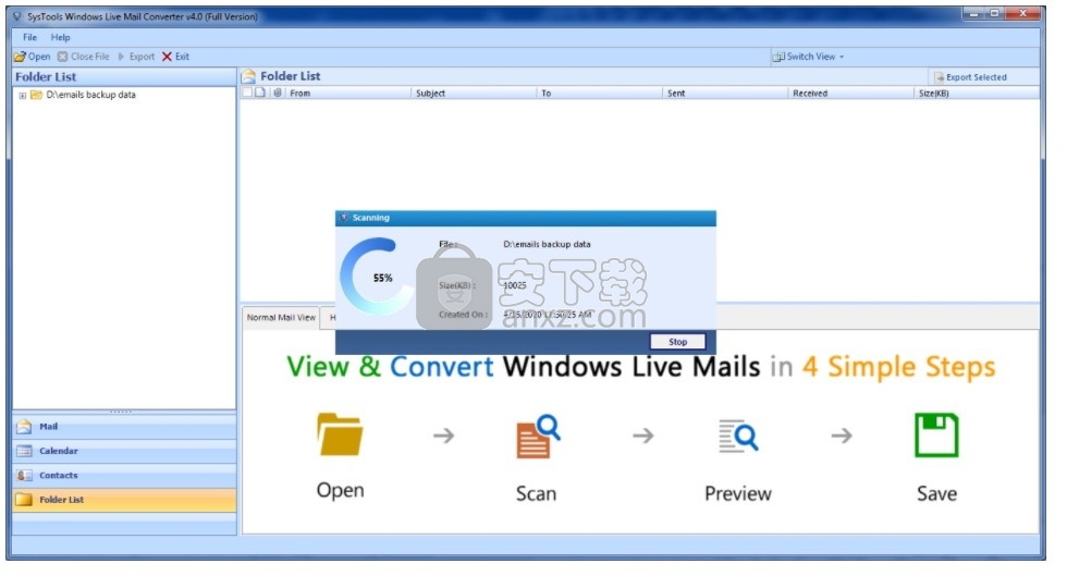 SysTools Windows Live Mail Converter(Windows Live Mail电子邮件转换器)