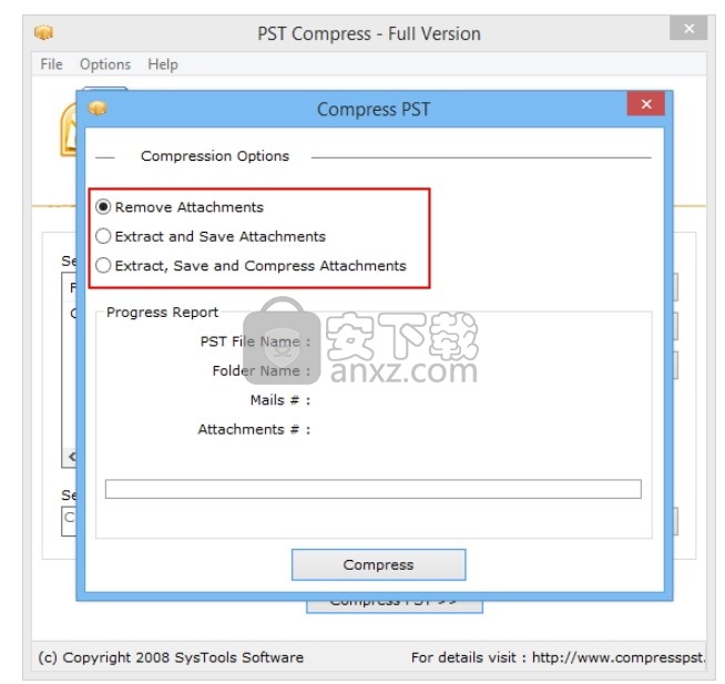 SysTools PST Compress(PST压缩工具)