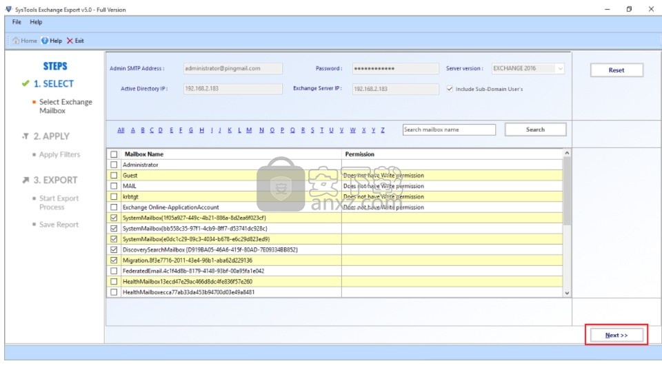 SysTools Exchange Export(Exchange电子邮件迁移工具)