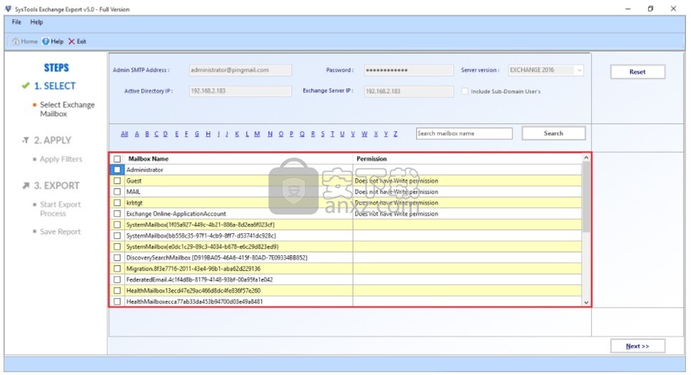 SysTools Exchange Export(Exchange电子邮件迁移工具)