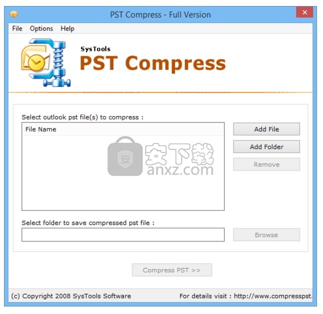 SysTools PST Compress(PST压缩工具)