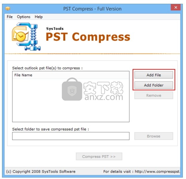 SysTools PST Compress(PST压缩工具)