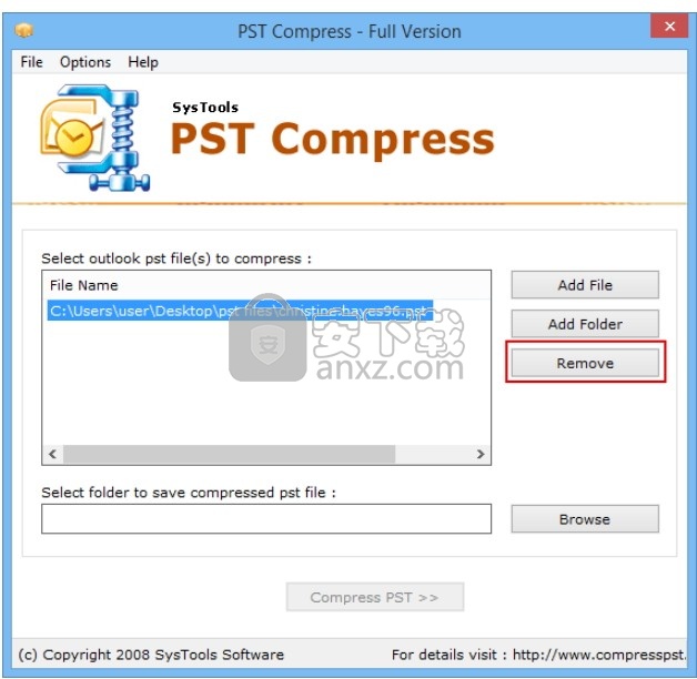 SysTools PST Compress(PST压缩工具)