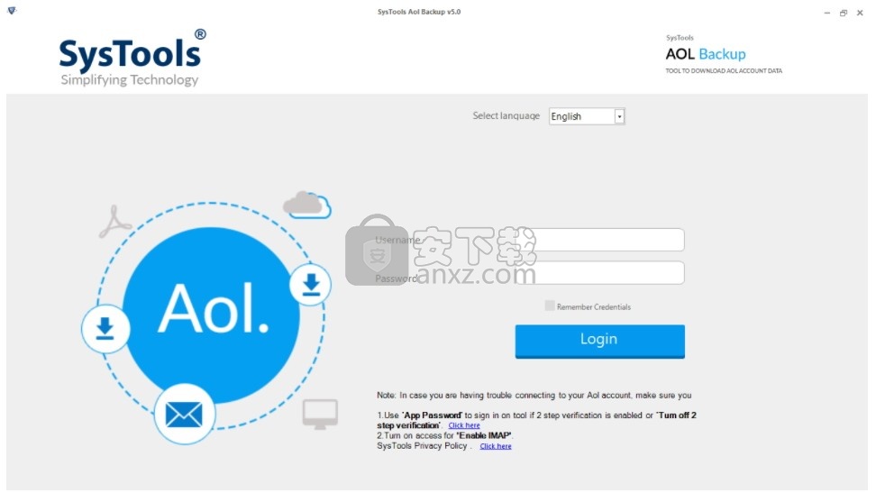 SysTools AOL Backup(AOL电子邮件备份工具)