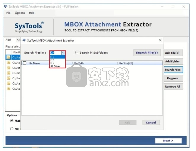 SysTools MBOX Attachment Extractor(MBOX附件提取器)