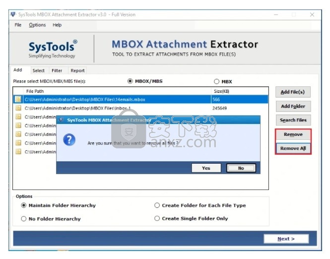 SysTools MBOX Attachment Extractor(MBOX附件提取器)