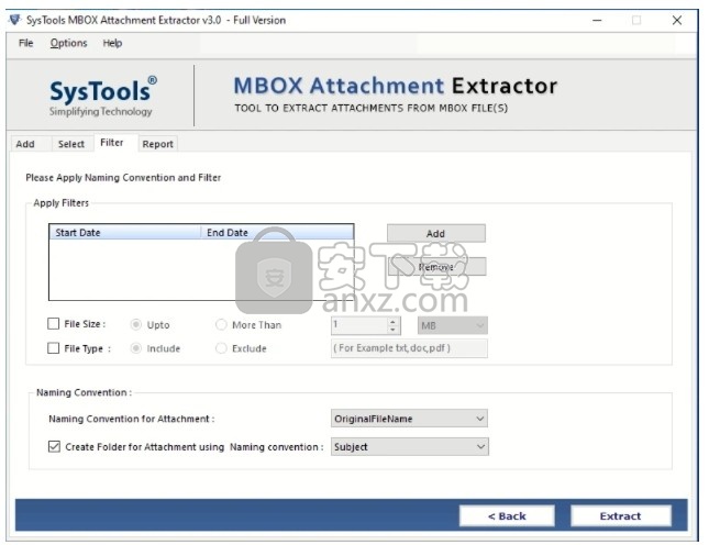 SysTools MBOX Attachment Extractor(MBOX附件提取器)