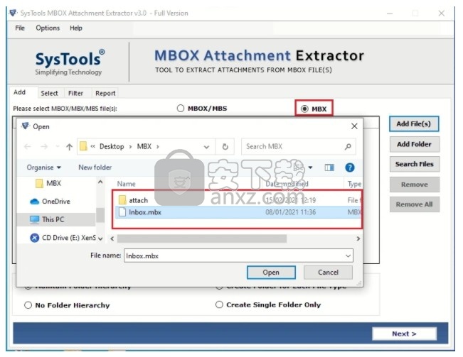 SysTools MBOX Attachment Extractor(MBOX附件提取器)