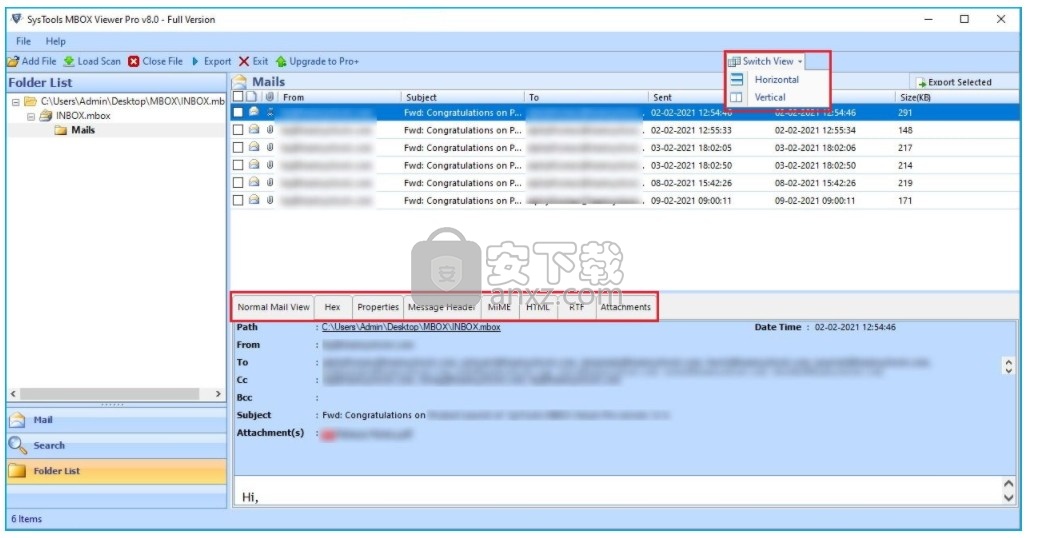 SysTools MBOX Viewer Pro(MBOX电子邮件浏览软件)