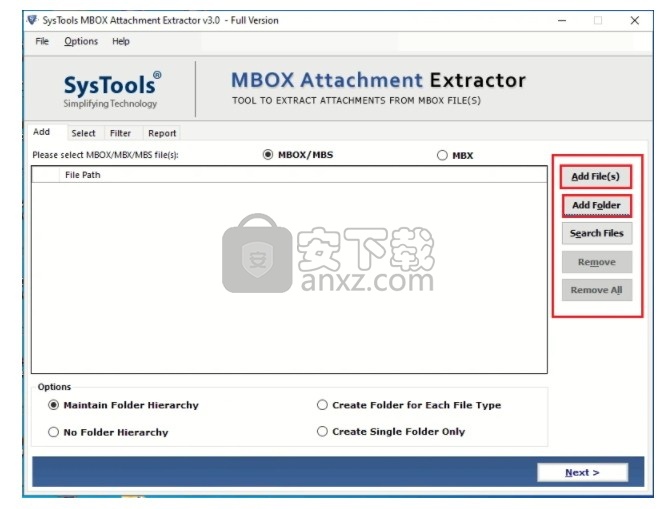 SysTools MBOX Attachment Extractor(MBOX附件提取器)