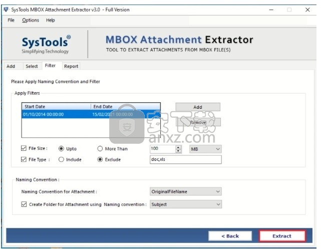 SysTools MBOX Attachment Extractor(MBOX附件提取器)
