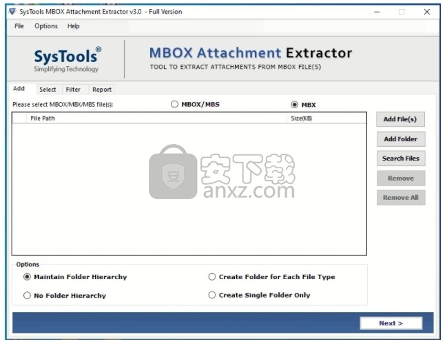 SysTools MBOX Attachment Extractor(MBOX附件提取器)