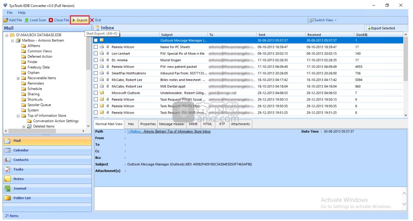 SysTools EDB Converter(EDB电子邮件转换器)