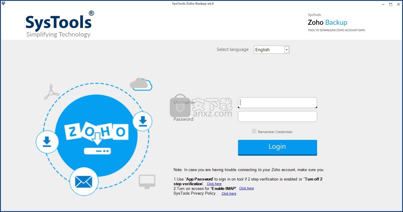 SysTools Zoho Backup(Zoho电子邮件备份工具)