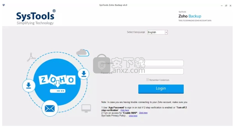 SysTools Zoho Backup(Zoho电子邮件备份工具)