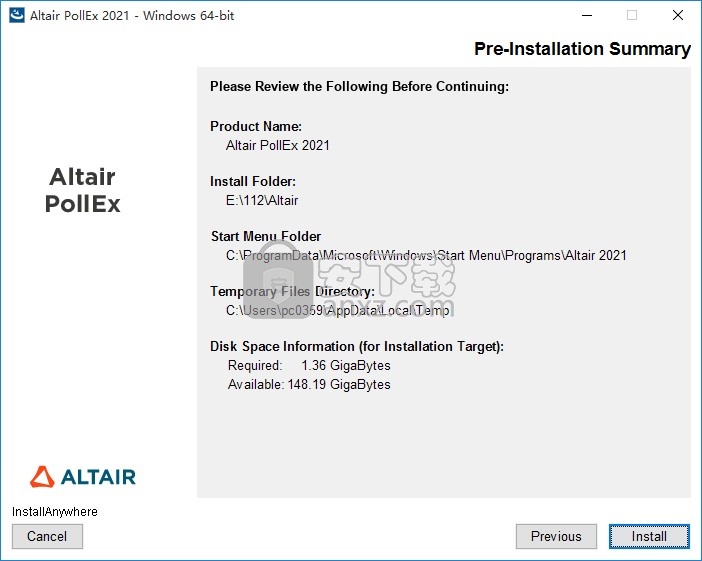 Altair PollEx 2021补丁