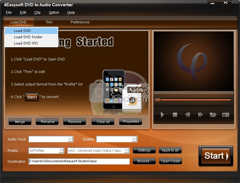 4Easysoft DVD to Audio Converter(DVD转音频转换器)
