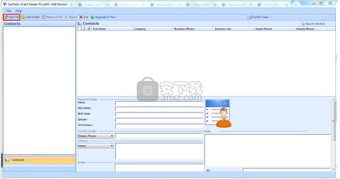 SysTools vCard Viewer Pro(vCard文件查看器)