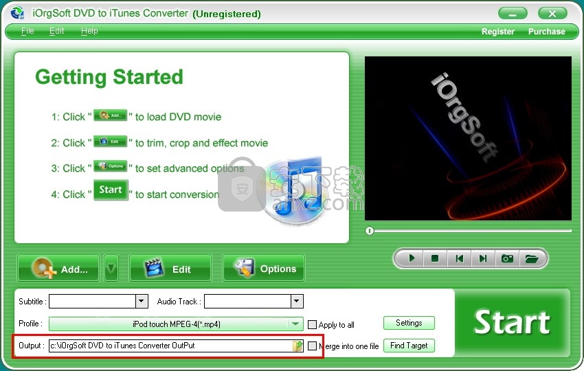 iOrgSoft DVD to iTunes Converter(DVD转iTunes转换器)