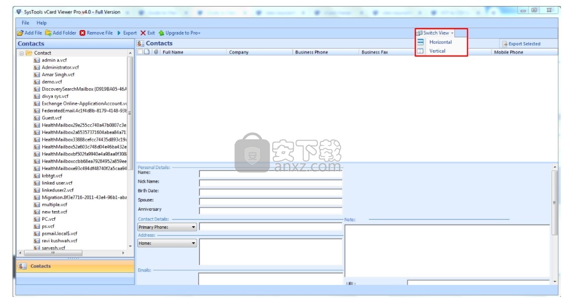 SysTools vCard Viewer Pro(vCard文件查看器)